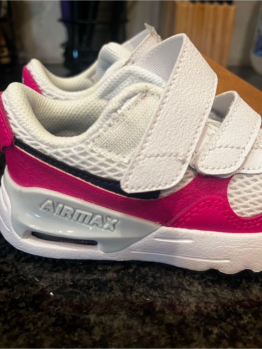 Nike Toddler Air Max Sneakers - White & Pink